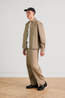 Farah Pantalon Greenport Drawstring Herringbone Ashen Taupe Sp