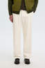 Selected Broek Slm220-Loose Luke Corduroy Egret