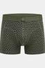 A-Dam Chaussettes Quarter Crew White Coffee Take Away size 41-51 Green