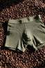 A-Dam Chaussettes Quarter Crew White Coffee Take Away size 41-51 Green