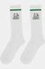 ATELIER PISTACHE Chaussettes Socks Lucky - Women Size 36-40 white/green