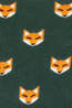 DillySocks Sokken Fossiled Fox dark green/orange