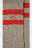 Alfredo Gonzales Chaussettes Athletic Smiley Stripes  Tobacco Tobacco