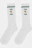 ATELIER PISTACHE Chaussettes Socks Pizza Lover - Men Size 40-45 white/green