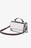 Hvisk Handtas Aria Crossbody/ Handle Bag Silver Maroon