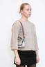 Hvisk Handtas Aria Crossbody/ Handle Bag Silver Maroon