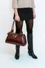 Hvisk Handtas Isabelle Shoulder Bag Deep Burgundy