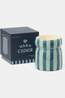 PADDYWAX Bougie Cabana 6.5Oz/184G Blue/Navy Striped Ceramic Candle No Color
