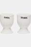 Anna+Nina Ustensiles De Cuisine Weekend Egg Cup Set Of 2 White