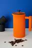 WD Lifestyle Keukengerei Cast Iron French Press. 850 Ml. Colour: Orange. Orange
