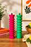 WD Lifestyle Keukengerei Fsc-Certified Wooden Salt And Pepper Mill. Colour: Green