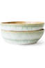 HKLiving Vaisselle 70S Ceramics: Pasta Bowls, Petal, Set Of 2 Petal