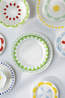 &KLEVERING Servies Plate Folk Small Set Of 4 Multicolour
