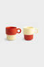 &KLEVERING Servies Mug Chiquito Red Large Set Of 2 Red