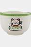 ATELIER PISTACHE Servies Noodle Bowl Lucky Cat Green Green