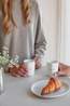 LEEFF Servies Mugs Croissant - Bonjour, Set Of 2 Wit