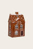 DET GAMLE APOTEK A/S Accessoire De Noël House For T- Light, H 22Cm, W 13Cm, D 9Cm, Brown, Brown
