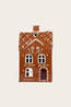 DET GAMLE APOTEK A/S Accessoire De Noël House For T- Light, H 22Cm, W 13Cm, D 9Cm, Brown, Brown
