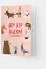 Kaart Blanche Carte De Voeux Tiny Party Hats None