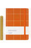 A-JOURNAL Notitieboek Notebook Checkered Terracotta Terracotta